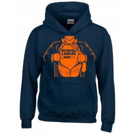 WUTANFALL LOADING ! Hoodie Sweatshirt mit Kapuze Superhelden Gr. 116 128 140 152 164 cm