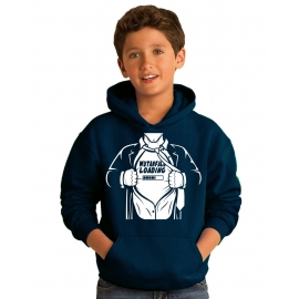 WUTANFALL LOADING ! Hoodie Sweatshirt mit Kapuze Superhelden Gr. 116 128 140 152 164 cm