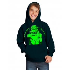 WUTANFALL LOADING ! Hoodie Sweatshirt mit Kapuze Superhelden Gr. 116 128 140 152 164 cm