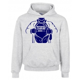 WUTANFALL LOADING ! Hoodie Sweatshirt mit Kapuze Superhelden Gr. 116 128 140 152 164 cm