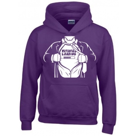 WUTANFALL LOADING ! Hoodie Sweatshirt mit Kapuze Superhelden Gr. 116 128 140 152 164 cm