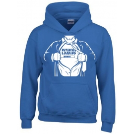 WUTANFALL LOADING ! Hoodie Sweatshirt mit Kapuze Superhelden Gr. 116 128 140 152 164 cm