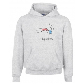 SUPERHERO ! Hoodie Sweatshirt mit Kapuze, T-Shirt oder Strampler Gr. 116 128 140 152 164 cm