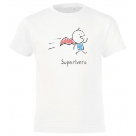 SUPERHERO ! Hoodie Sweatshirt mit Kapuze, T-Shirt oder Strampler Gr. 116 128 140 152 164 cm