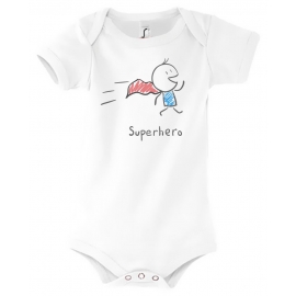 SUPERHERO ! Hoodie Sweatshirt mit Kapuze, T-Shirt oder Strampler Gr. 116 128 140 152 164 cm