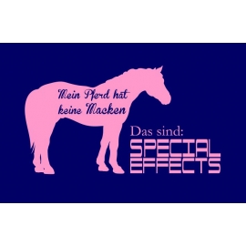 Mein Pferd hat keine Macken Das sind Special Effects ! Hoodie Sweatshirt mit Kapuze Gr. 116 128 140 152 164 cm Reiten Pferde