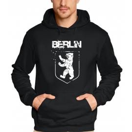 BERLIN T-Shirt oder Sweatshirt Hoodie mit Kapuze schwarz oliv blau Berliner Bär Vintage S M L XL XXL 3XL 4 XL 5XL