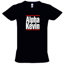 Alpha Kevin schwarz oder dunkelblau Hoodie Sweatshirt mit Kapuze oder T-Shirt Gr. S M L XL XXL 3XL und Kinder 152 164 cm