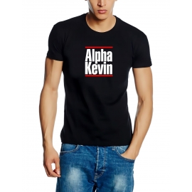 Alpha Kevin schwarz oder dunkelblau Hoodie Sweatshirt mit Kapuze oder T-Shirt Gr. S M L XL XXL 3XL und Kinder 152 164 cm