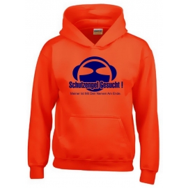 SCHUTZENGEL GESUCHT ! MEINER IST MIT DEN NERVEN AM ENDE. Hoodie Sweatshirt mit Kapuze Gr. 116 128 140 152 164 cm