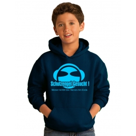 SCHUTZENGEL GESUCHT ! MEINER IST MIT DEN NERVEN AM ENDE. Hoodie Sweatshirt mit Kapuze Gr. 116 128 140 152 164 cm