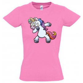 EINHORN DABBING ! T-SHIRT oder Hoodie Sweatshirt mit Kapuze Gr. 116 128 140 152 164 cm Reiten Pferde