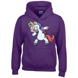 EINHORN DABBING ! T-SHIRT oder Hoodie Sweatshirt mit Kapuze Gr. 116 128 140 152 164 cm Reiten Pferde