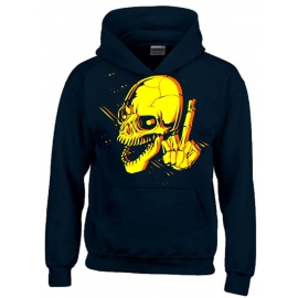 SKULL FF ! Hoodie Sweatshirt mit Kapuze Gr. 116 128 140 152 164 cm E-Scooter