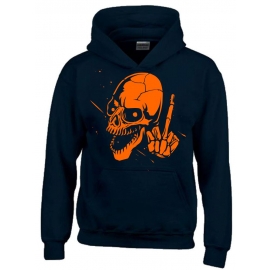 SKULL FF ! Hoodie Sweatshirt mit Kapuze Gr. 116 128 140 152 164 cm E-Scooter