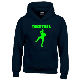 TAKE THE L Hoodie Sweatshirt mit Kapuze Gr. 116 128 140 152 164 cm