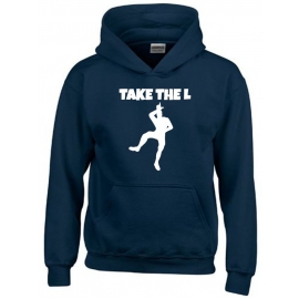 TAKE THE L Hoodie Sweatshirt mit Kapuze Gr. 116 128 140 152 164 cm