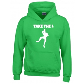 TAKE THE L Hoodie Sweatshirt mit Kapuze Gr. 116 128 140 152 164 cm