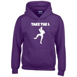 TAKE THE L Hoodie Sweatshirt mit Kapuze Gr. 116 128 140 152 164 cm