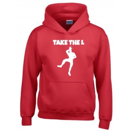 TAKE THE L Hoodie Sweatshirt mit Kapuze Gr. 116 128 140 152 164 cm