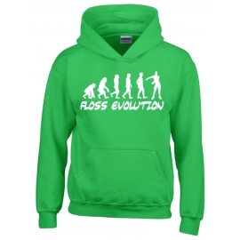 FLOSS EVOLUTION Hoodie Sweatshirt mit Kapuze Gr. 116 128 140 152 164 cm