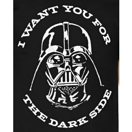 STAR WARS SITH VADER LOGO I want you for the Darkside ORIGINAL Schwarz Grössen S M L XL 2XL