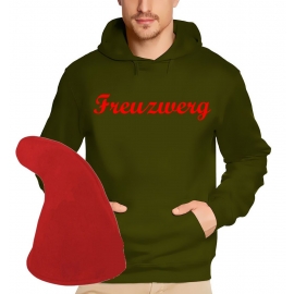 ZWERGEN  Kostüm Partyzwerg Giftzwerg Flirtzwerg vers. zur Auswahl Hoodie Gruppenkostüm Gr.S M L XL XXL 3XL 4XL 5XL