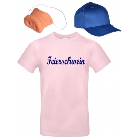 Schweine Kostüm Partyschwein Feierschwein Laberschwein Kampfschwein Glücksschwein vers. zur Auswahl  Gruppenkostüm Gr.S M L XL XXL 3XL