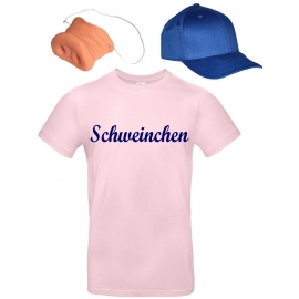 Schweine Kostüm Partyschwein Feierschwein Laberschwein Kampfschwein Glücksschwein vers. zur Auswahl  Gruppenkostüm Gr.S M L XL XXL 3XL