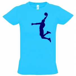 DUNK Basketball Slam Dunkin Kinder T-Shirt Kids Gr.128 - 164 cm