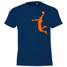 DUNK Basketball Slam Dunkin Kinder T-Shirt Kids Gr.128 - 164 cm