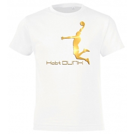 Habt DUNK Basketball Slam Dunkin Kinder T-Shirt Kids Gr.128 - 164 cm