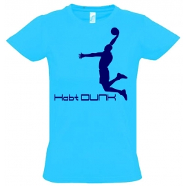 Habt DUNK Basketball Slam Dunkin Kinder T-Shirt Kids Gr.128 - 164 cm