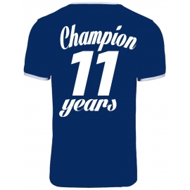 Champion 11 Jahre ! Geburtstags T-Shirt Ringer-blau