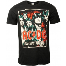 AC/DC HIGHWAY TO HELL Cartoon ! ORIGINAL schwarz Grössen S M L XL 2XL