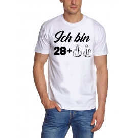 ICH BIN 28 + 2 Jahre alt !  ORIGINAL schwarz Grössen S M L XL 2XL