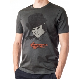 CLOCKWORK ORANGE KUBRICK - ALEX  ORIGINAL T-Shirt Grau Grössen S M L XL 2XL