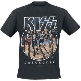 KISS destroyer  ORIGINAL schwarz Grössen S M L XL