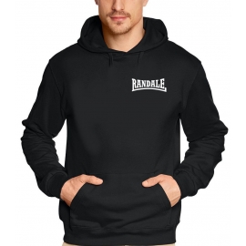 RANDALE   T-Shirt oder Hoodie Sweatshirt mit Kapuze SCHWARZ S M L XL 2XL 3XL 4XL 5XL