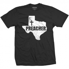 PREACHER Texas State  T-Shirt SCHWARZ S M L XL 2XL Jesse Custer, Tulip O´Hare, Cassidy