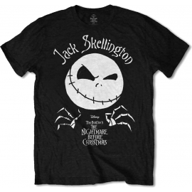 TIM BURTON´S The Nightmare before Christmas - Jack Skellington T-Shirt Schwarz Marvel S M L XL