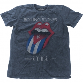 ROLLING STONES HAVANA Cuba  Herren T-Shirt  vintage Blau S M L XL 2XL