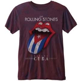 ROLLING STONES HAVANA Cuba  Herren T-Shirt  vintage Rot S M L XL 2XL