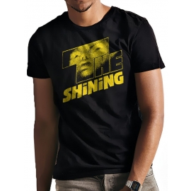 THE SHINING Steven King original Herren T-Shirt  schwarz logo yellow S M L XL 2XL