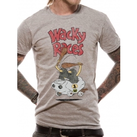 Wacky Races original Herren T-Shirt  Grau BOULDER CAR S M L XL 2XL