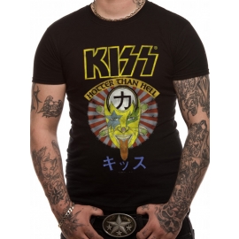 KISS - Hotter than Hell Japan original Herren T-Shirt  Schwarz S M L XL 2XL