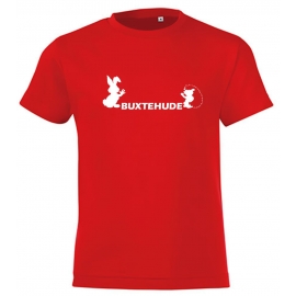 Buxtehude - Hase und Igel ! Kinder und Erwachsene T-Shirt Gr. 116 128 140 152 164 cm Textildruck T-shirts bedrucken