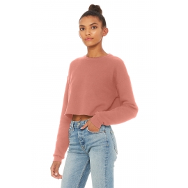 Bauchfrei Sweatshirt original crops TOP CROP Damen Sweater kurz gschnitten S M L XL Friday Club v Farben