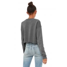 Bauchfrei Sweatshirt original crops TOP CROP Damen Sweater kurz gschnitten S M L XL Friday Club v Farben