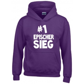 #1 EPISCHER SIEG Hoodie Sweatshirt mit Kapuze Gr. 116 128 140 152 164 cm